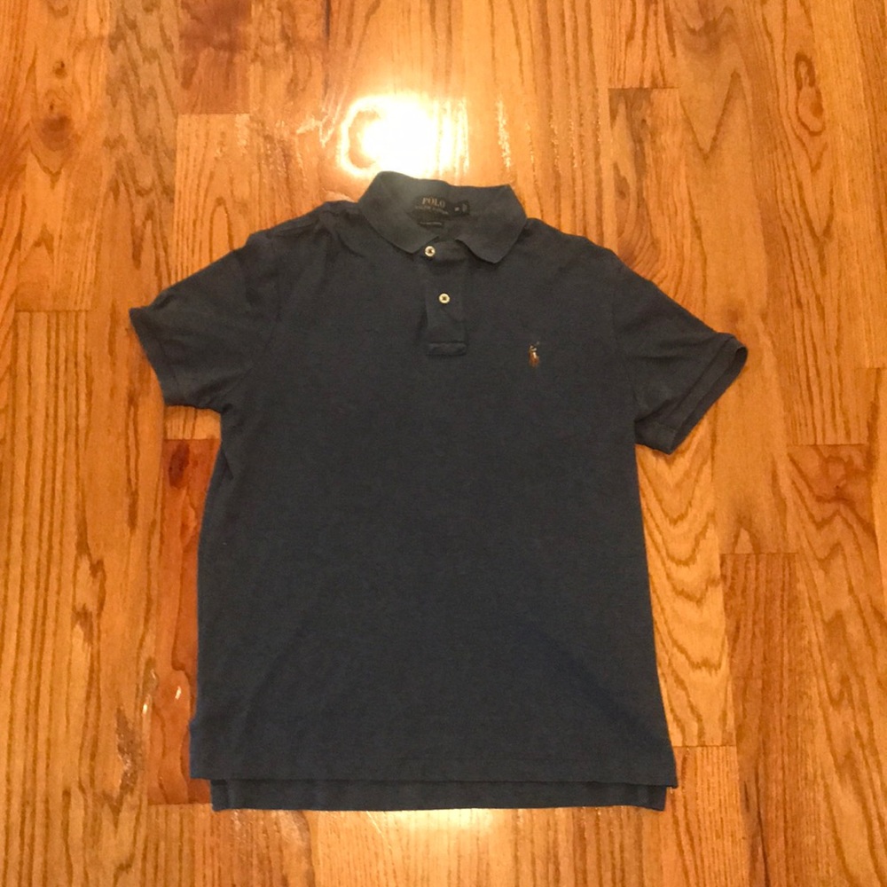 Polo Ralph Lauren Pima Cotton Heather Blue Polo M